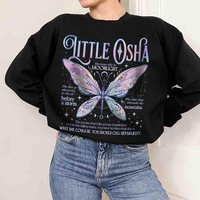 Little Osha Butterfly Quicksilver Callie Hart Shirt Saeris Fane Kingfisher Inspired Quicksilver Little Osha Shirt K4NWR T-Shirts