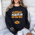Little Pumpkin Way Custom Fall Mama Pumpkin Fall Pregnancy Announcement Growing Little Pumpkin Pregnancy Reveal T-Shirts