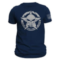 Live Without Limits US Skull Distressed Flag Sleeve T-Shirts