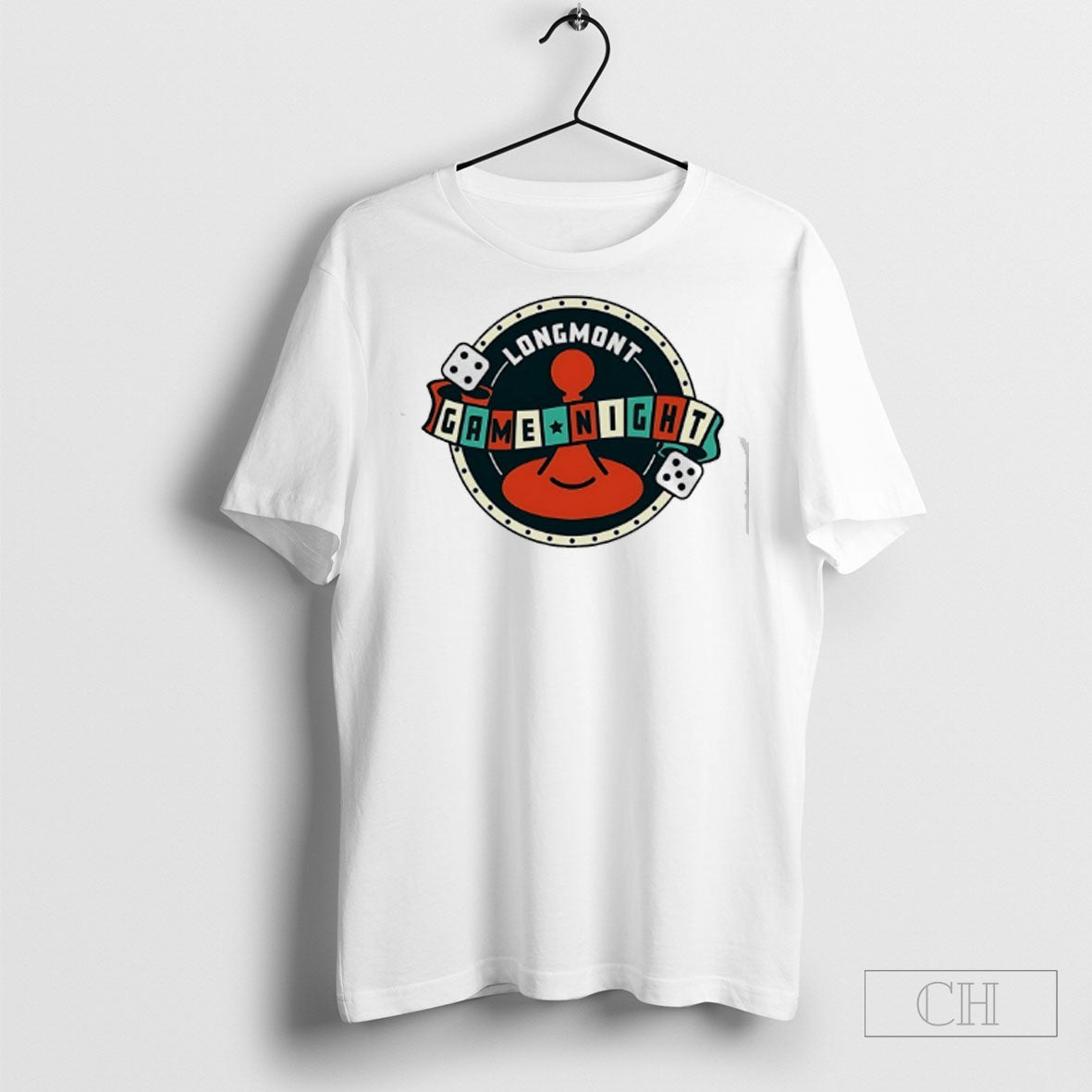 Longmont Game Night Dice Logo Shirt