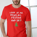 Me Being All Festive Chistmas Menswear Soft T-Shirts