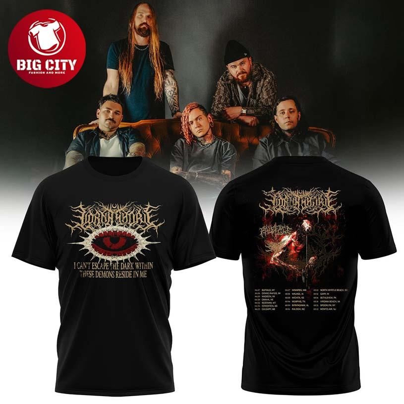 Lorna Shore 2026 North America Tour Deathcore Two Sided Shirt