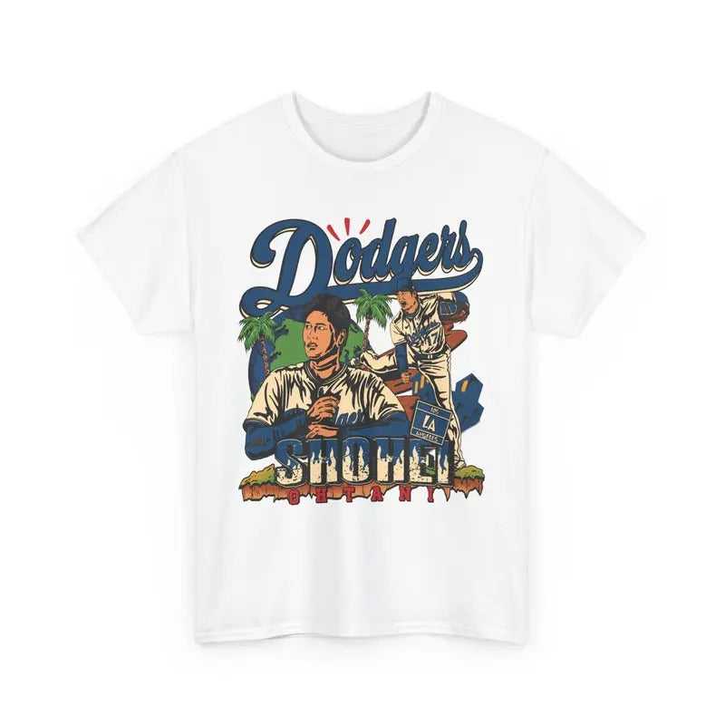 Los Angeles Baseball Short Sleeve Menswear T-Shirts