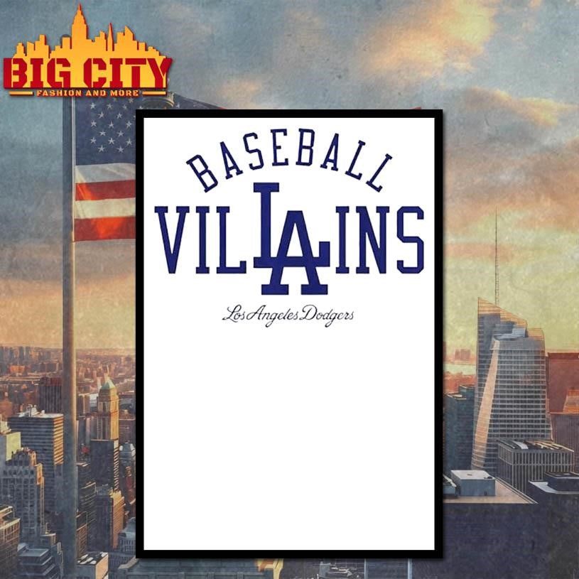 Los Angeles Dodgers baseball Villains Shirt