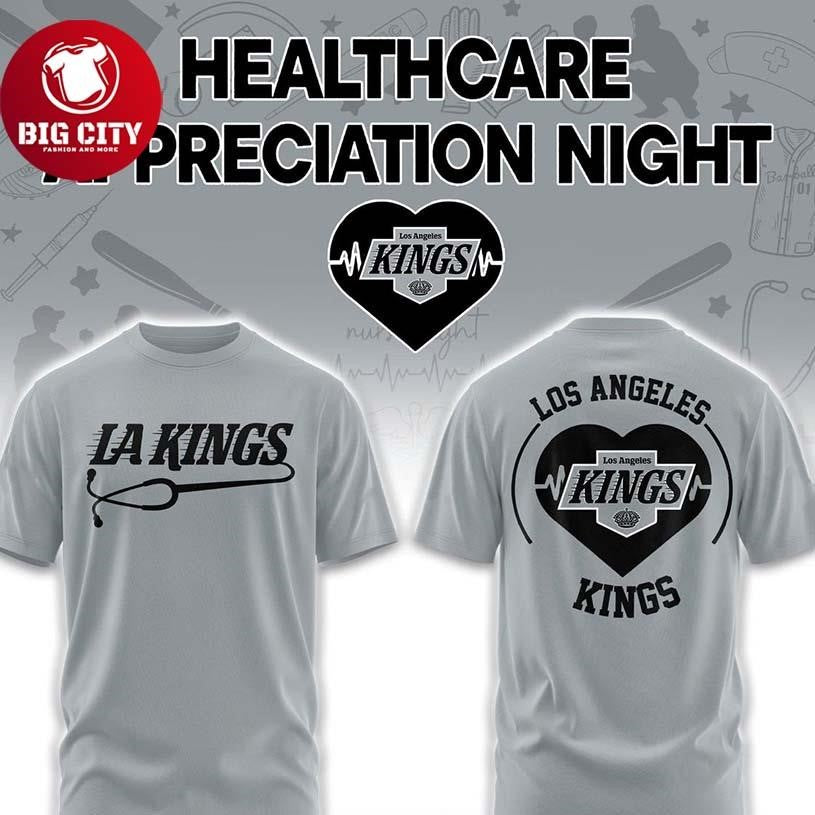 Los Angeles Kings Healthcare Appreciation x NHL 2026 Night Two Sided Shirt