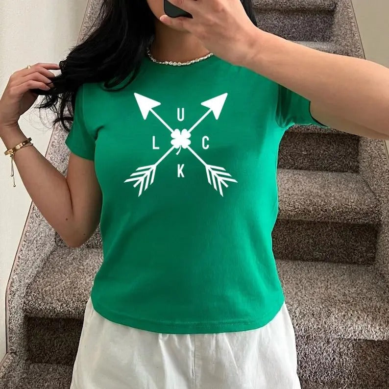Luck Shirt Luck Shirt Arrow Shirt St. Patrick'S Day Shirt St. Patrick'S Day Baby St. Patrick'S Baby 1 T-Shirts