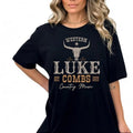 Luke Combs Est 1990 Luke Combs Concert Western Luke Combs Bullhead Tour 2024 Country Music Fan Cowboy Combs DRG Her T-Shirts