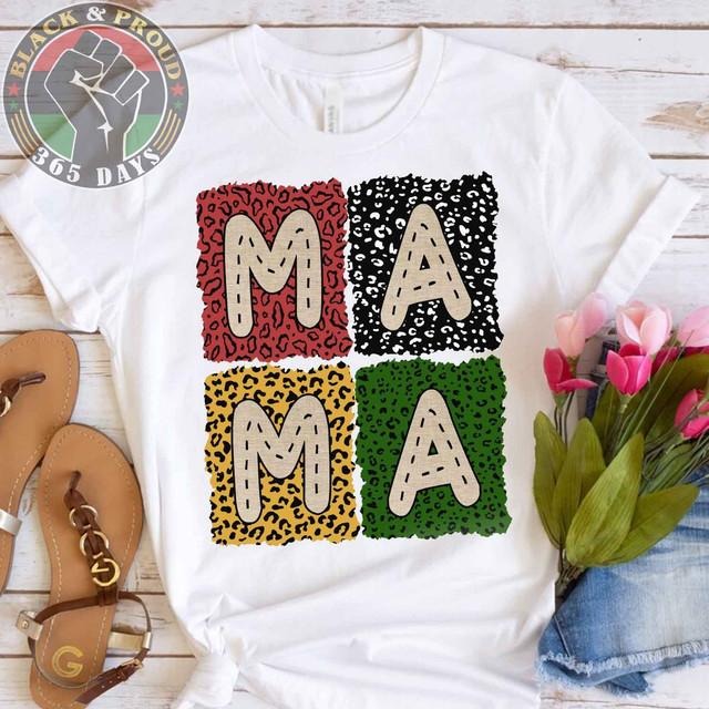 MAMA Black Mom Black Black Girl Magic Black Mom Shirt Mama GiftMAMA Black Mom Black Black Girl Magic Black Mom Shirt Mama T-Shirts
