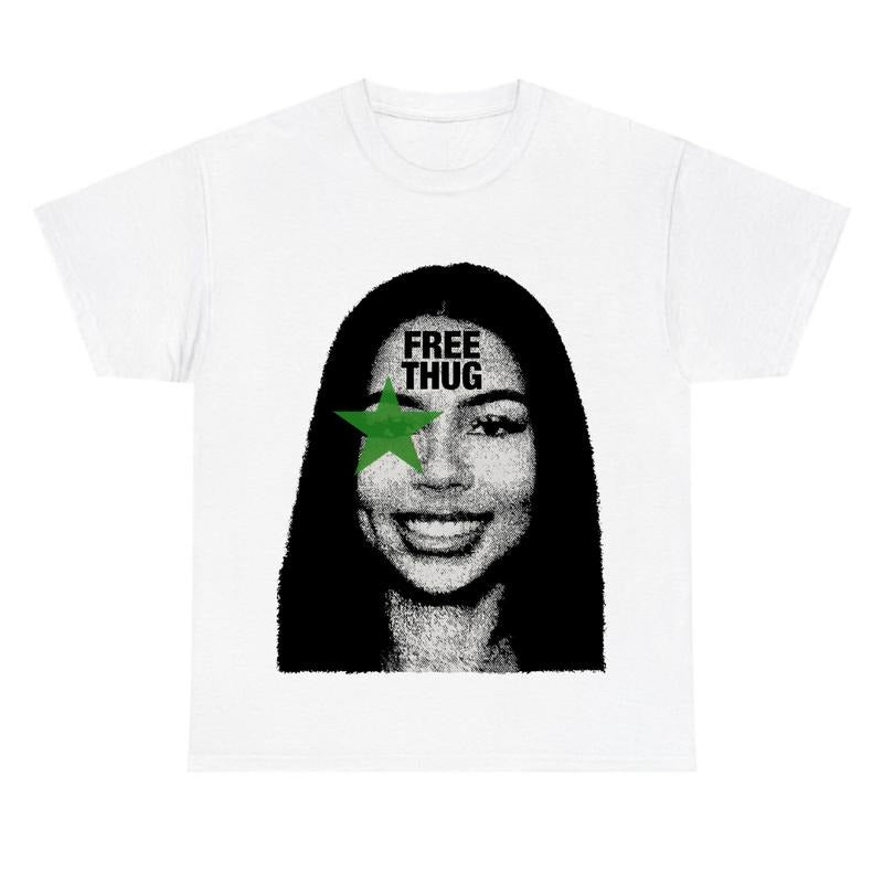 MARIAH ForestGreen Star Free Thugg T-Shirts