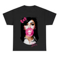 MARIAH SCIENTIST Kitty BUBBLE GUM BLACK T-Shirts