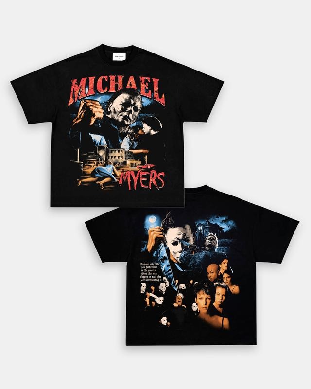 MICHAEL MYERS Trending Movie Vintage 90s Movie Fans Him Her Urbanwear Shirt Casual Fabricstyle{N002}2 T-Shirts