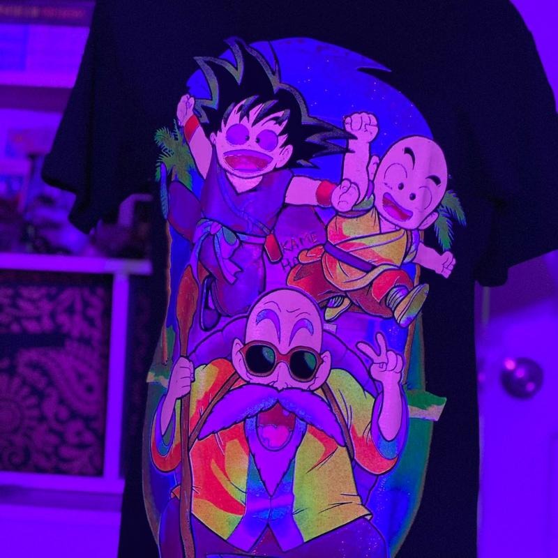Maestro Roshi Y Familia Cotton Black Casual T-Shirts