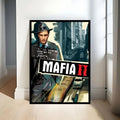 Mafia 2 Poster Gaming Print Game Room Wall Decor Game Printed Poster Video Game Art Perfect Game Framed Unframed T-Shirts
