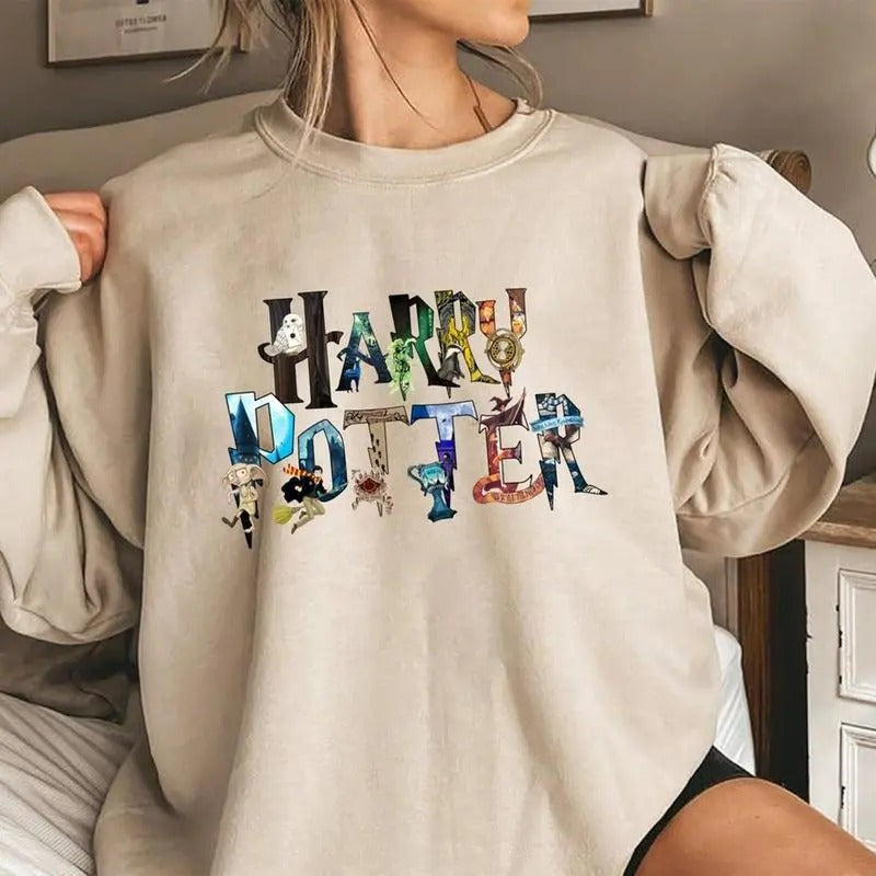 Magic HP Shirt HP Fan Shirt H0gwarts Shirt Cotton Womenswear T-Shirts