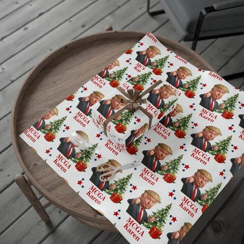 Make Great Again Personalized Wrapping Paper {Trump Wrap Santa Wrap Illustration Wrap } T-Shirts