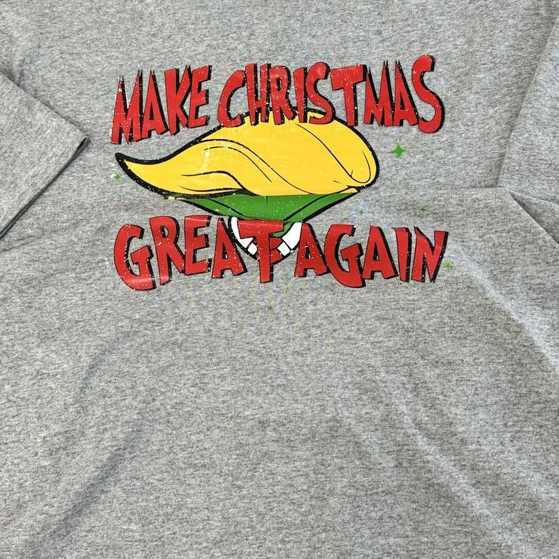 Make Great Again Shirt Trump Grinc Merry Grinchmas T-Shirts