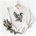 Mallard Ducks Coming Over Big Timbers Onto Water Duck Hunters Husbands Mallard Duck Lovers T-Shirts