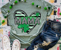 Mama Clover Heart DTF Transfers THIS IS NOT SHIRT T-Shirts