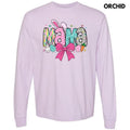 Mama Easter Coquette Long Sleeve Comfort Colors T-Shirts
