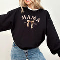 Mama Est 2025 Shirt Mama Varsity Mama Shirt Pregnancy Announcement New Mom Mom T-Shirts