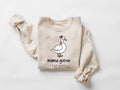 Mama Goose Coquette Bow Est Goose Family Shirt Silly Goose Party Baby Announcement Pregnancy Reveal One Silly Goose T-Shirts