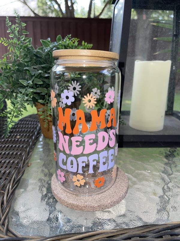 Mama Needs Coffee Libby Glass T-Shirts