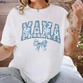 Mama Girly Mom Cute Mom Bow Chinoiserie T-Shirts