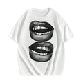 Manfinity EMRG White Street Top S 3XL & Streetwear Tops & Underwear Round Neck T-Shirts