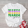 Mardi Gras Shirt Matching Carnival Shirts Mardi Gras Carnival Lover Short Sleeve T-Shirts