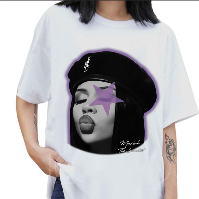 Mariahhh Scient Purple Star T-Shirts