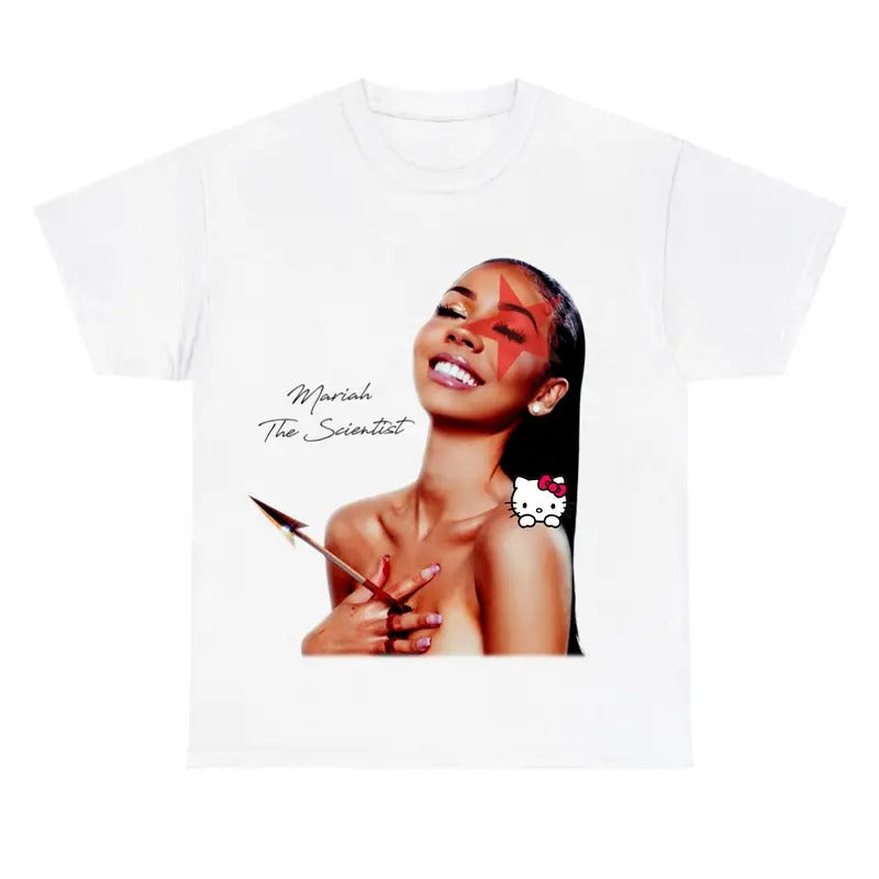 Mariahhh TS Red Star Mariahhh Kittyyy Shirt T-Shirts