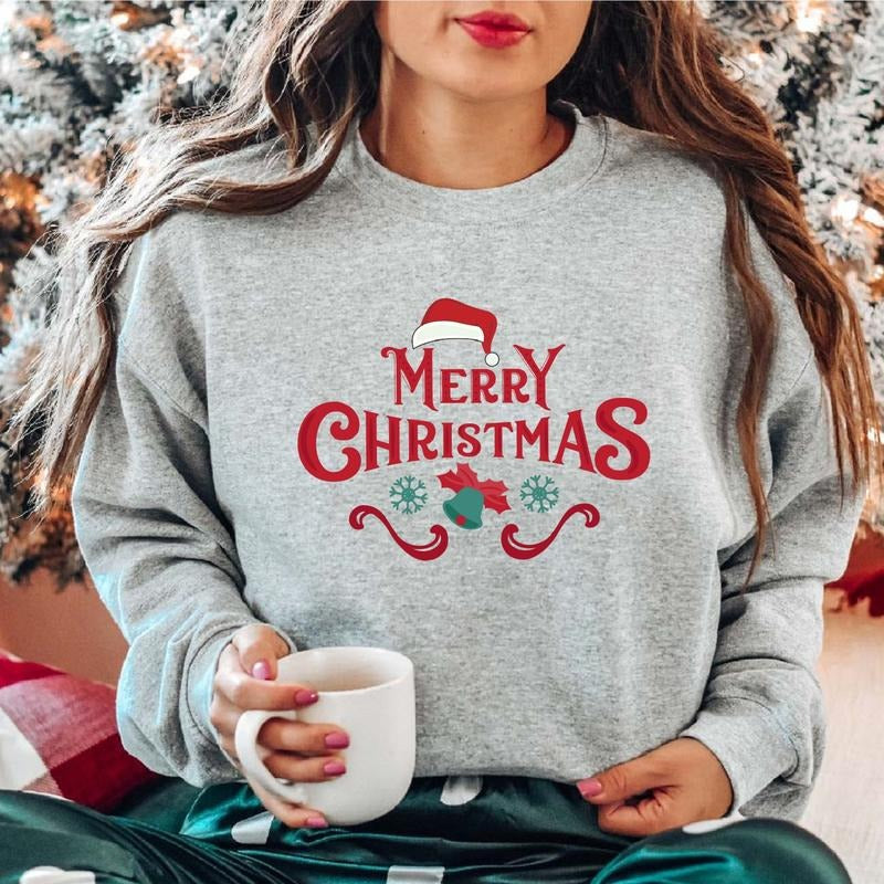 Marry Family Matching Party Woman Winter Long Sleeve T-Shirts