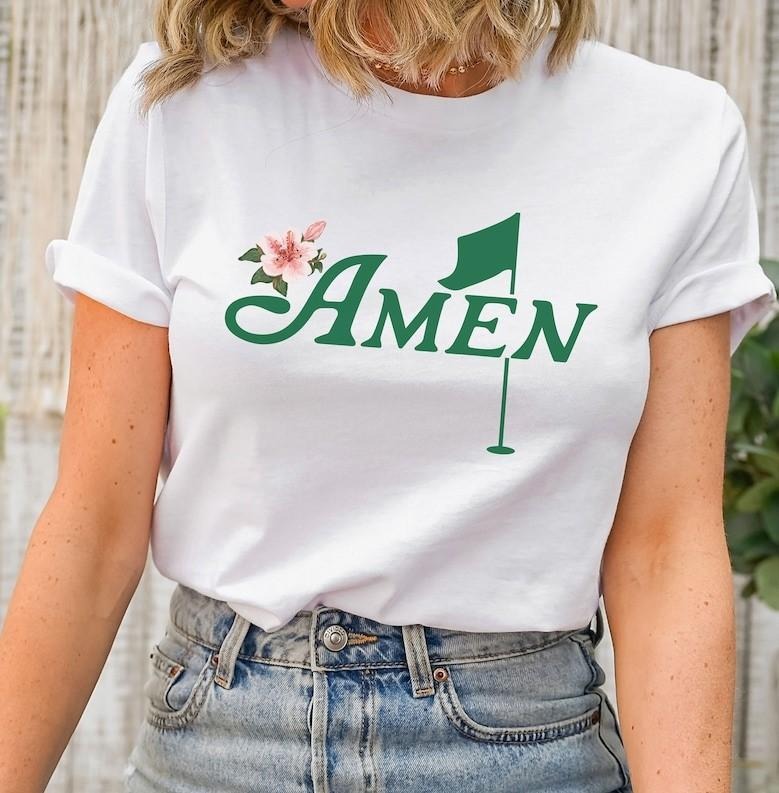 Masters Golf Amen Golf Tournament Golf Party Golf Par Shirt T-Shirts