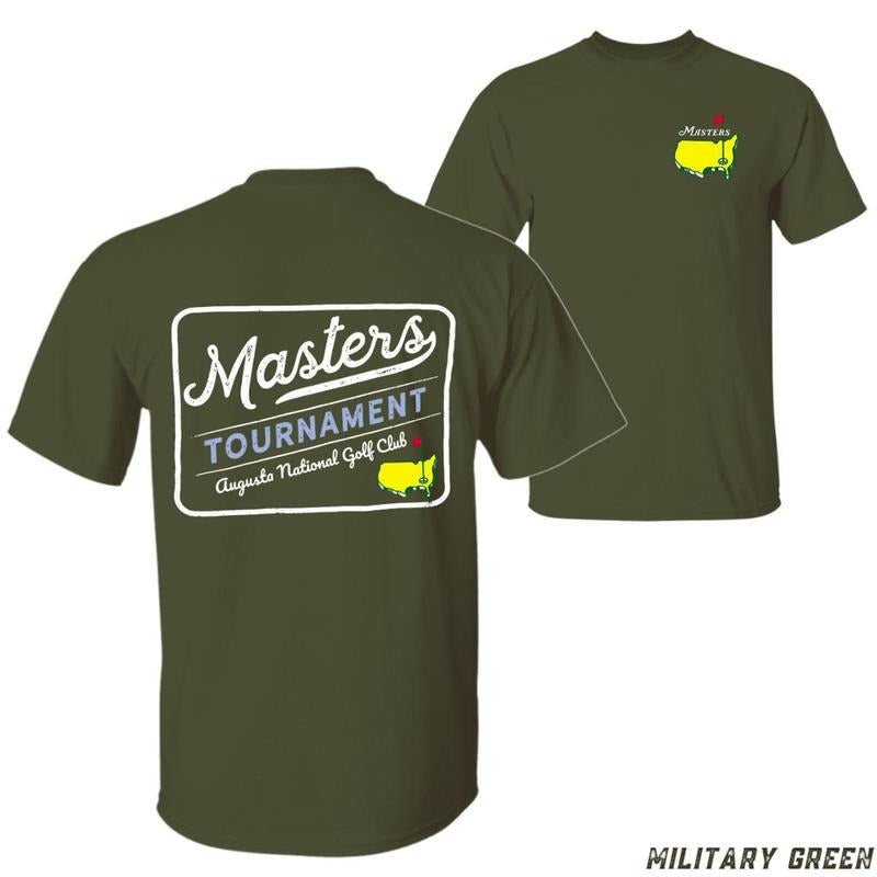 Masters Tournament Vintage Augusta National Golf Club Golf Fans Tournament Enthusiasts Casual Sporty Classic T-Shirts