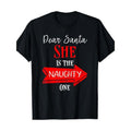 Matching Couples She'S Naughty One Made USA T-Shirts