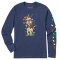 Max Merry Woofmas Long Sleeve Crusher T-Shirts