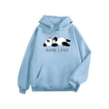 Maybe Later Funny Casual Street Fleece Fabric Perfect T-Shirts