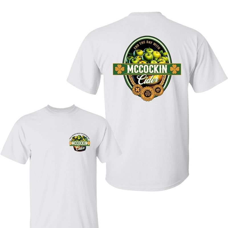McCockin Cider Funny Humor Menswear Casual T-Shirts