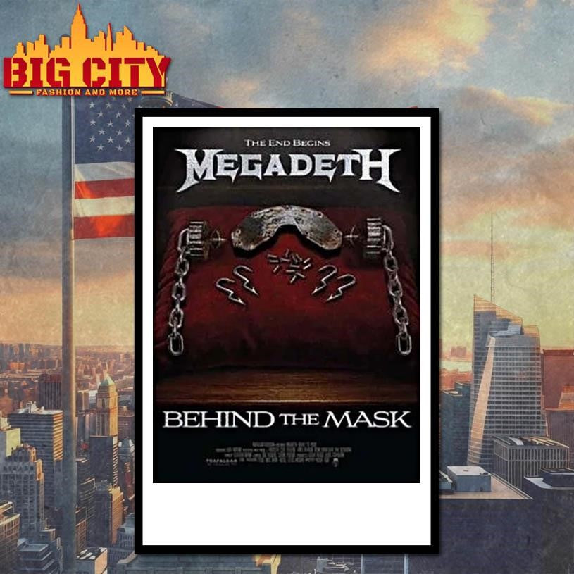 Megadeth The Ends Begins Behind The Mask Shirt