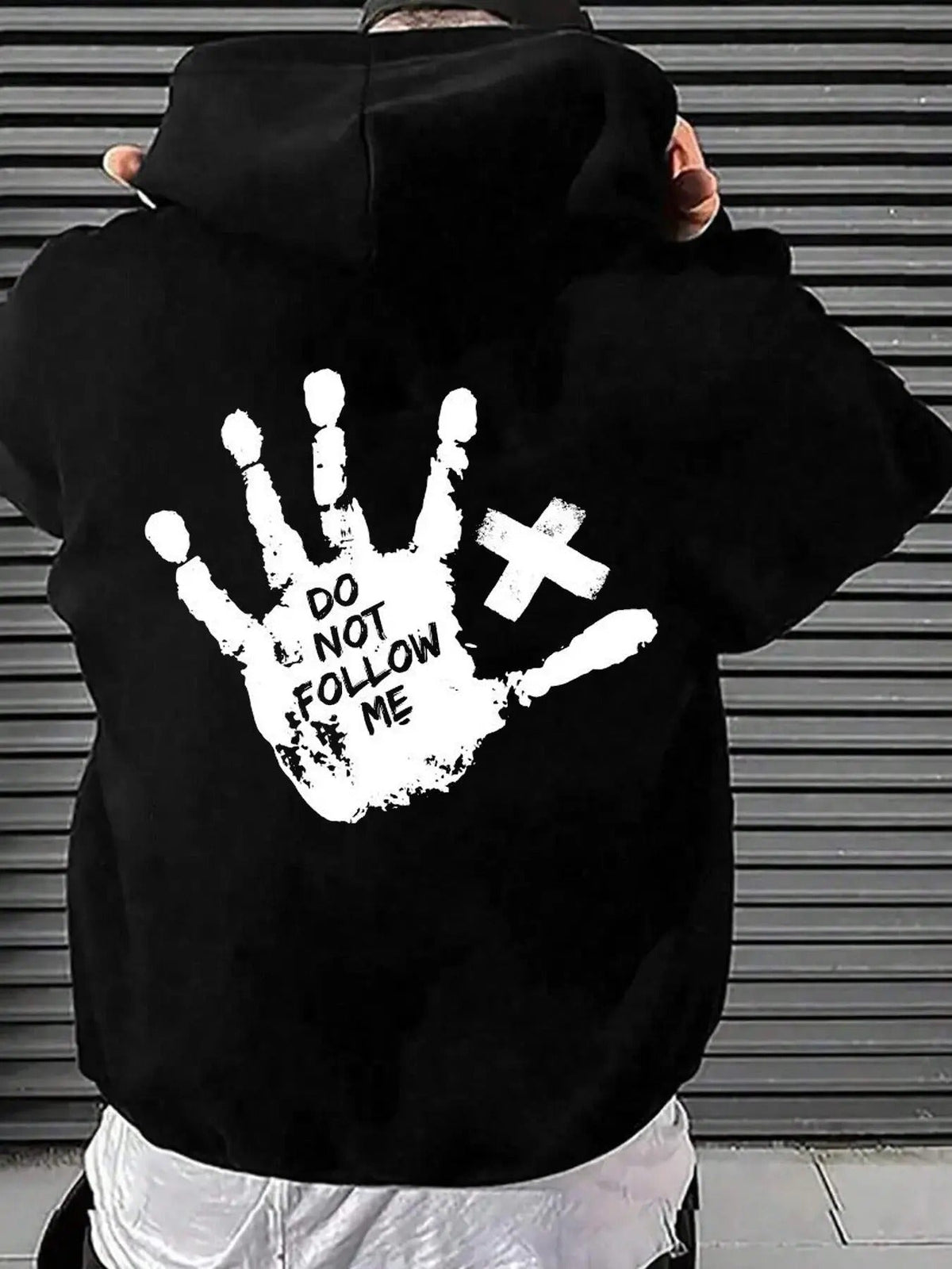 Print Plush Lined Drawstring Regular Fit Street Casual Comfy Thermal Warm Long Sleeve Kangaroo Pocket Hooded Spring & Fall Top Daily T-Shirts