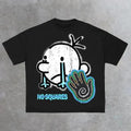 No Squares Retro Street Pattern Cotton Shirt S 4XL Multiple Color T-Shirts