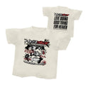 Summer Distressed Face & Letter Print Casual Sizes S 3XL Top Womenswear Underwear Humen T-Shirts
