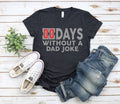 Zero Days Without Dad Joke Funny Shirt Daddy Shirt Best Dad Ever Shirt Dad Husband T-Shirts