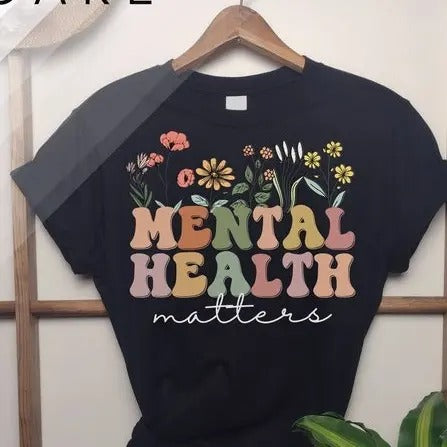 Mental Health Shirt Mental Health Matters Shirt Mental Health Teacher Shirt Mental Health Awareness Mental Health Anxiety Shirt T-Shirts