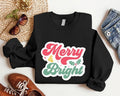 Merry Bright Merry Cute Xmas Party Winter T-Shirts