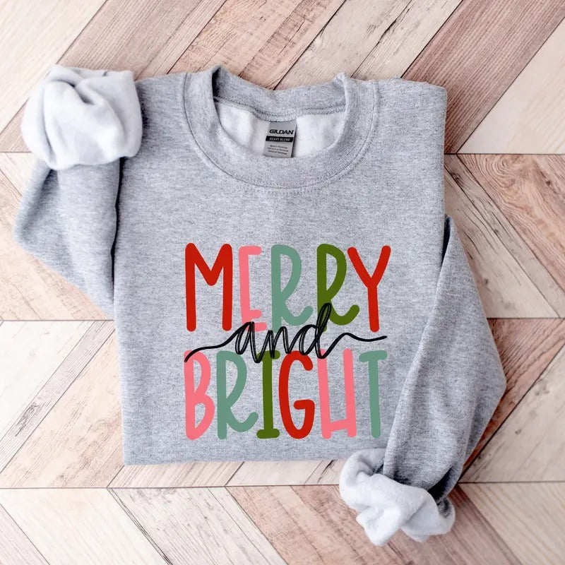 Merry Bright Family Merry style{N002}2 T-Shirts