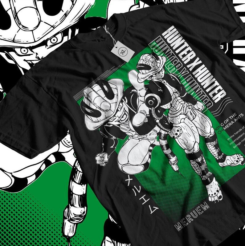 Meruem S 4XL Gon Killua Hisoka Zoldyc Hunter XHunter Anime Shirt S 4XL T-Shirts