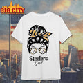 Messy Bun Steelers Girl Shirt