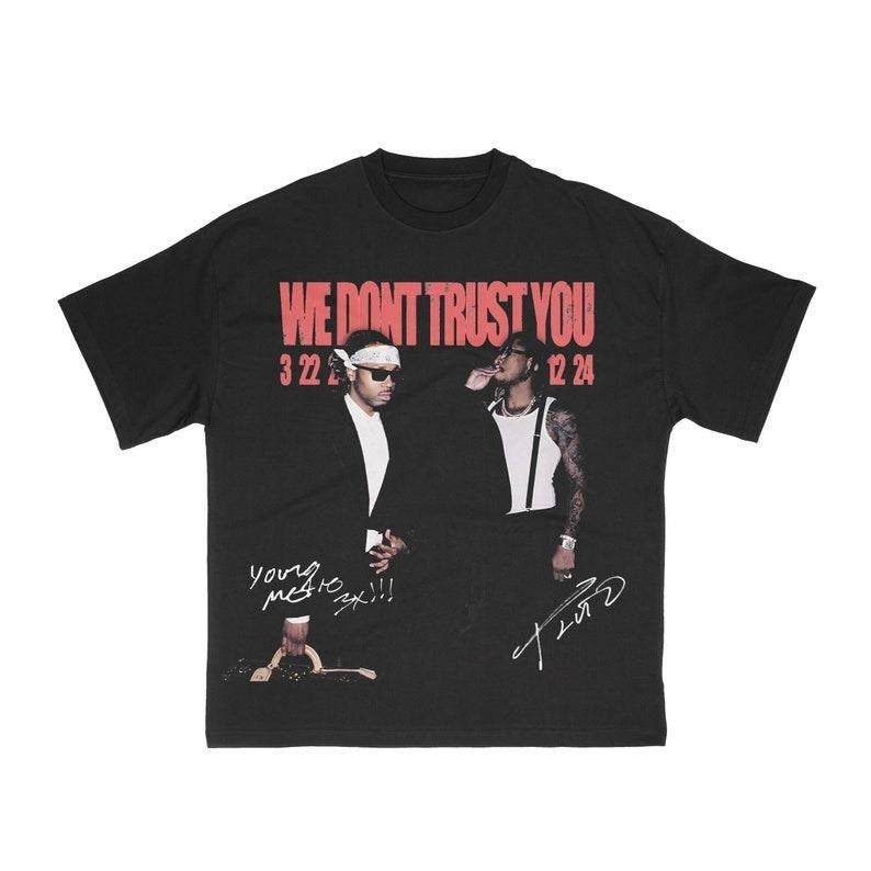 Metro Boomin Future Shirt We Don'T Trust You Shirt Rap Hip Hop Album Future Freebandz Metro Boomin 21 Savage Rap Shirt T-Shirts