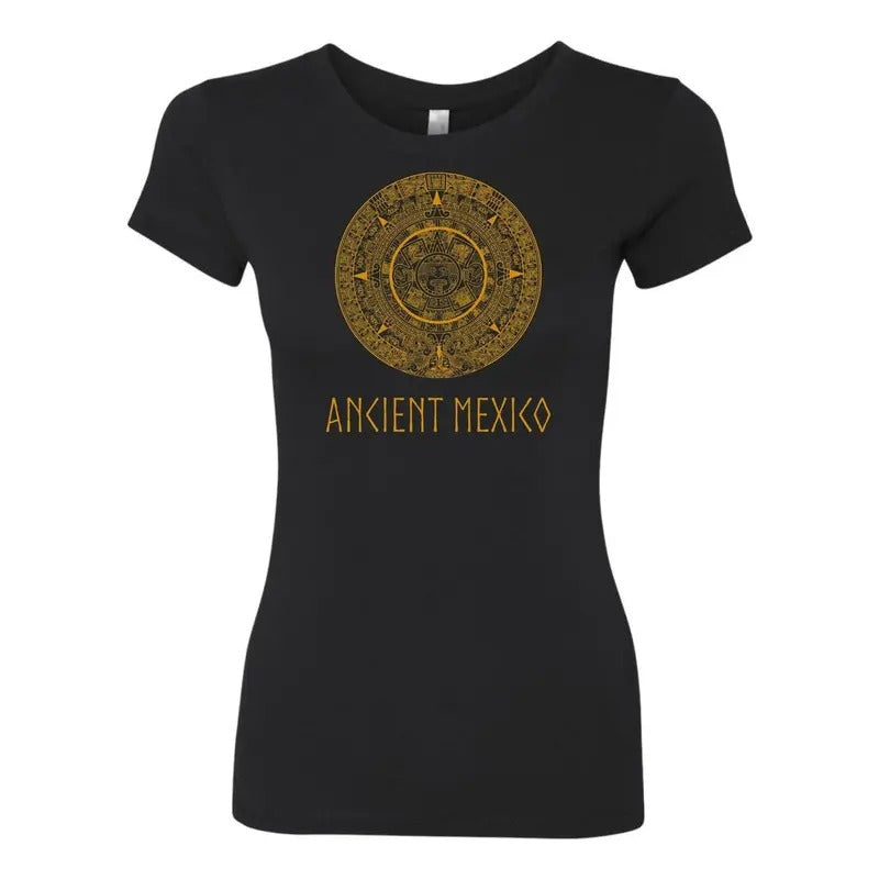 Mexico Calendario Azteca Aztec Calendar Casual Comfort T-Shirts